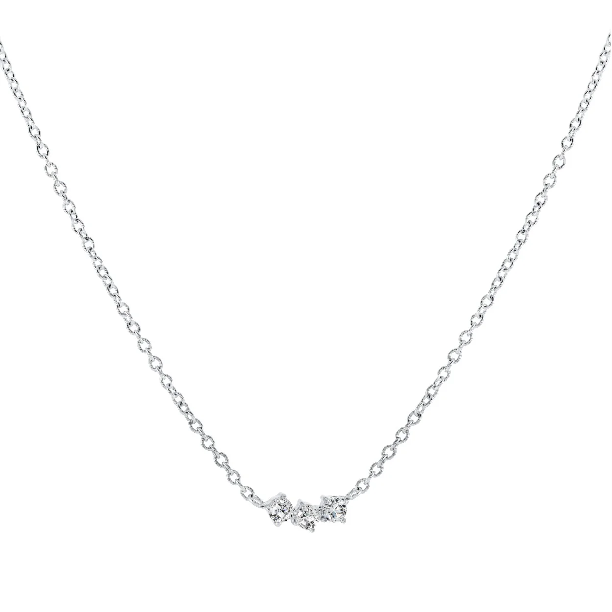 3 Cz Necklace