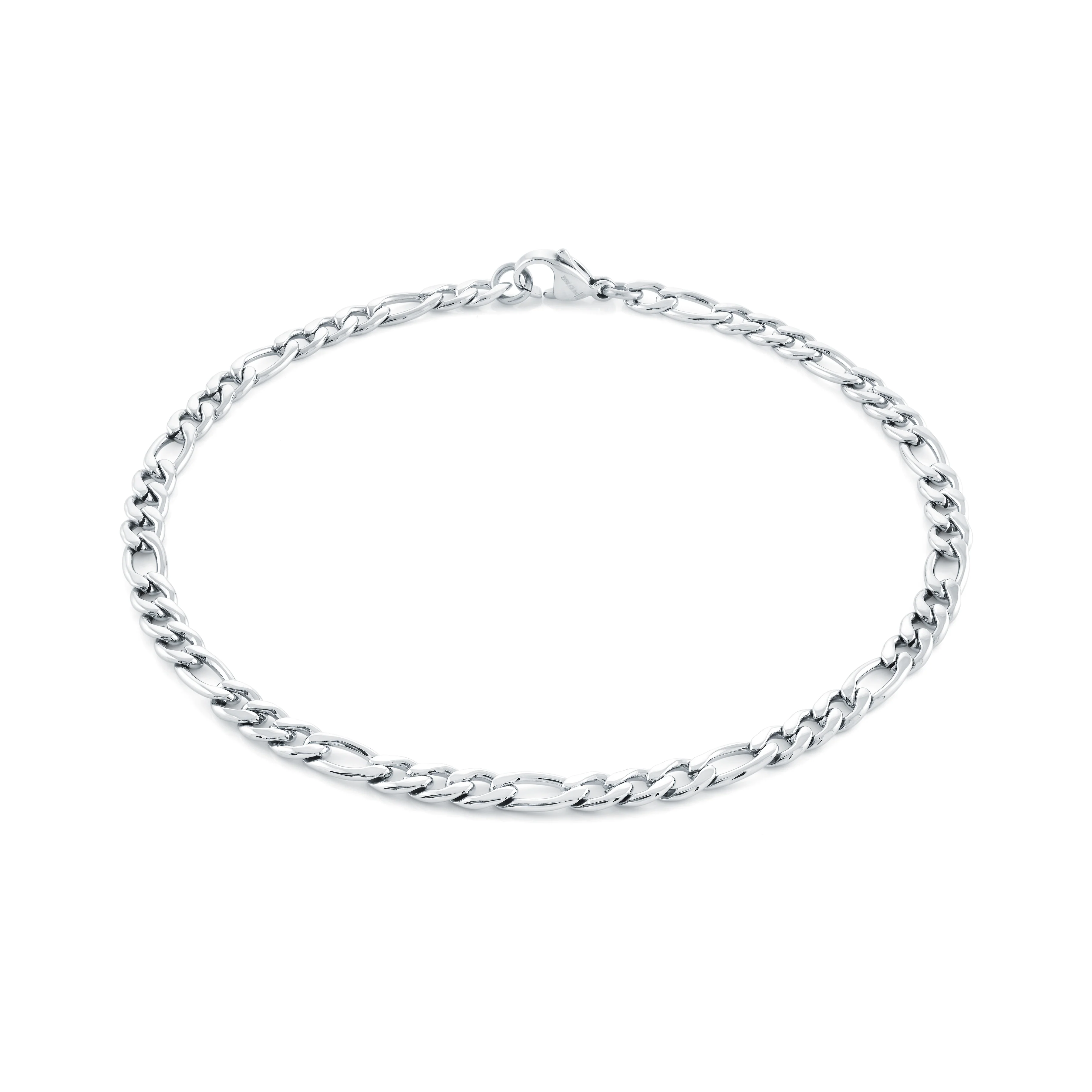 4.5mm Figaro Chain Bracelet