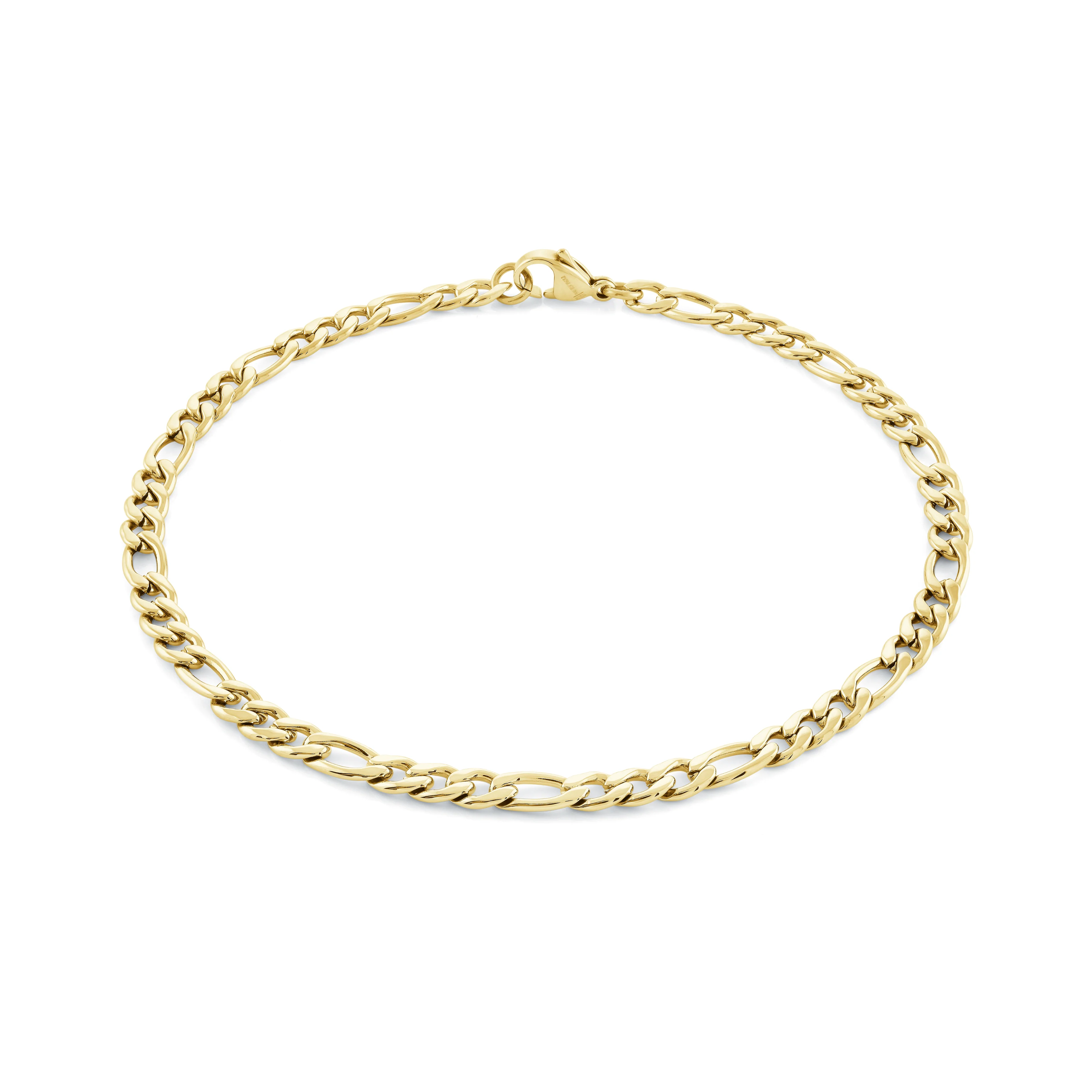 4.5mm Figaro Chain Bracelet - Image 2