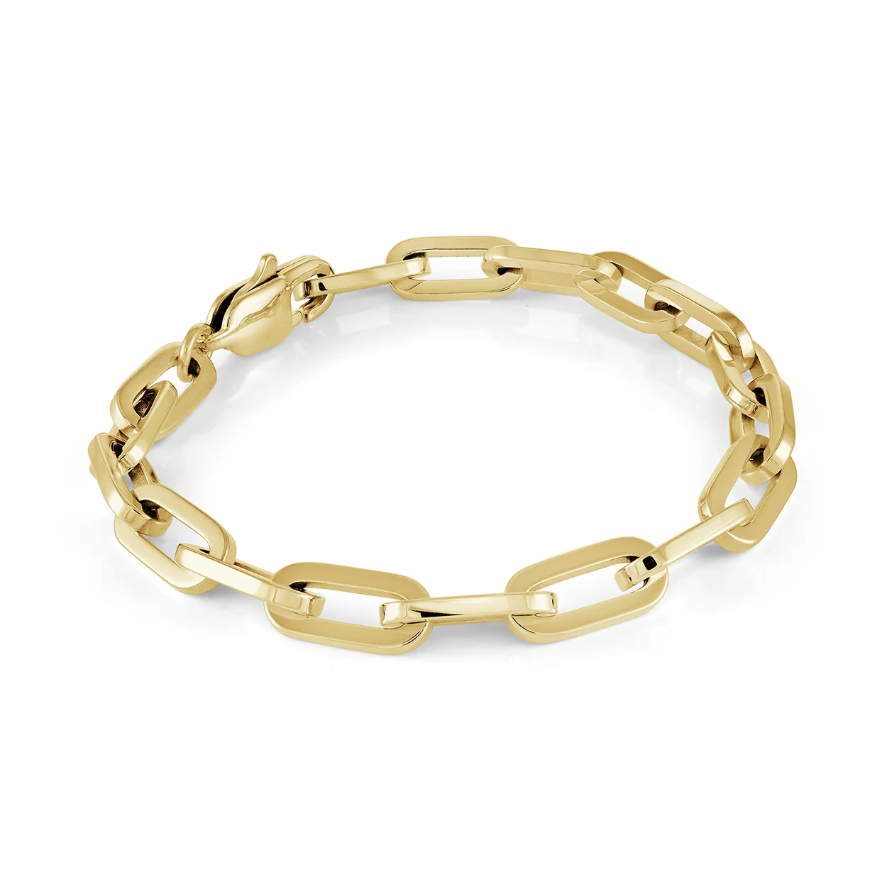 5.3mm Oval Link Surface Bracelet - Image 2