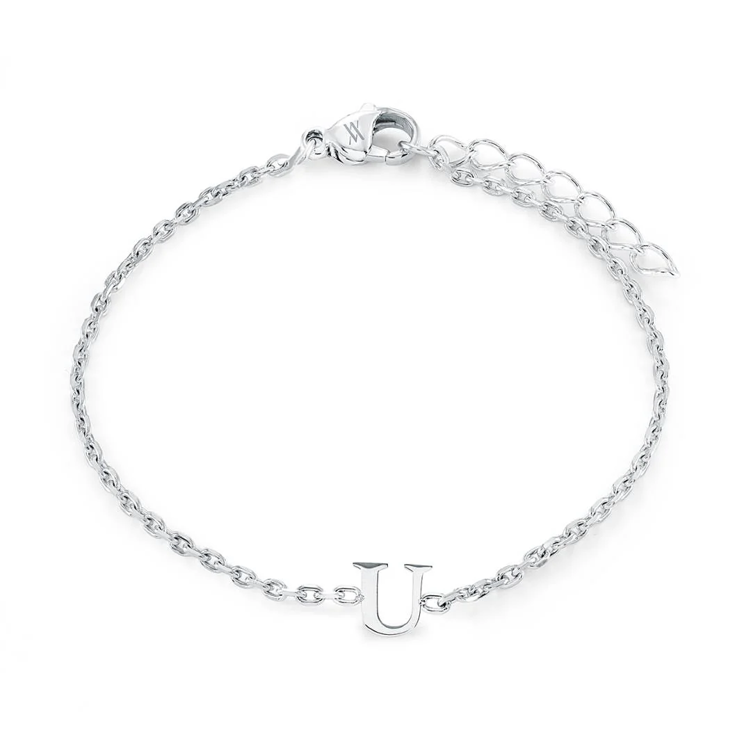 Block Initial Bracelet - Image 11