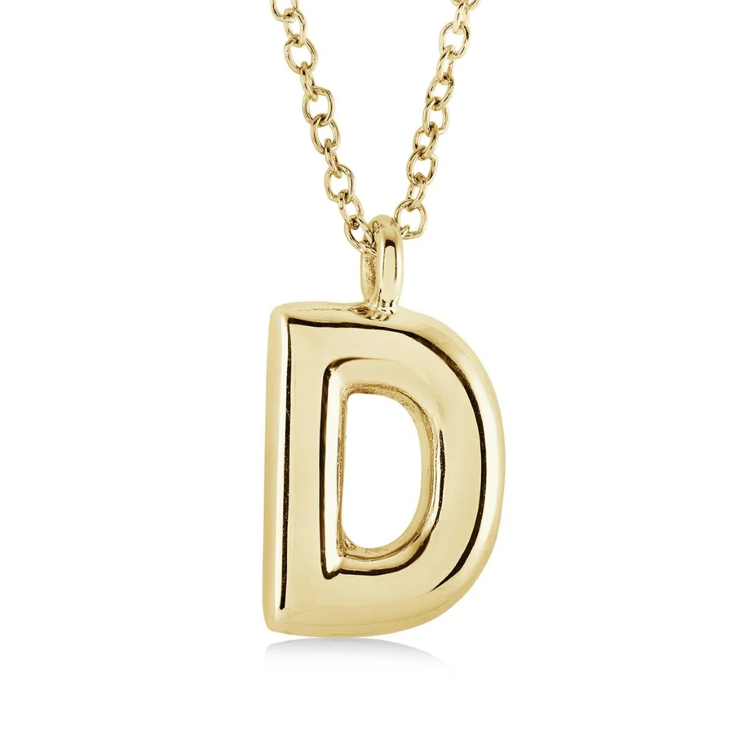 Bubble Initial Necklace - Image 23