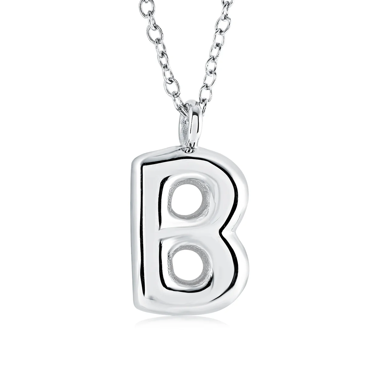 Bubble Initial Necklace - Image 3