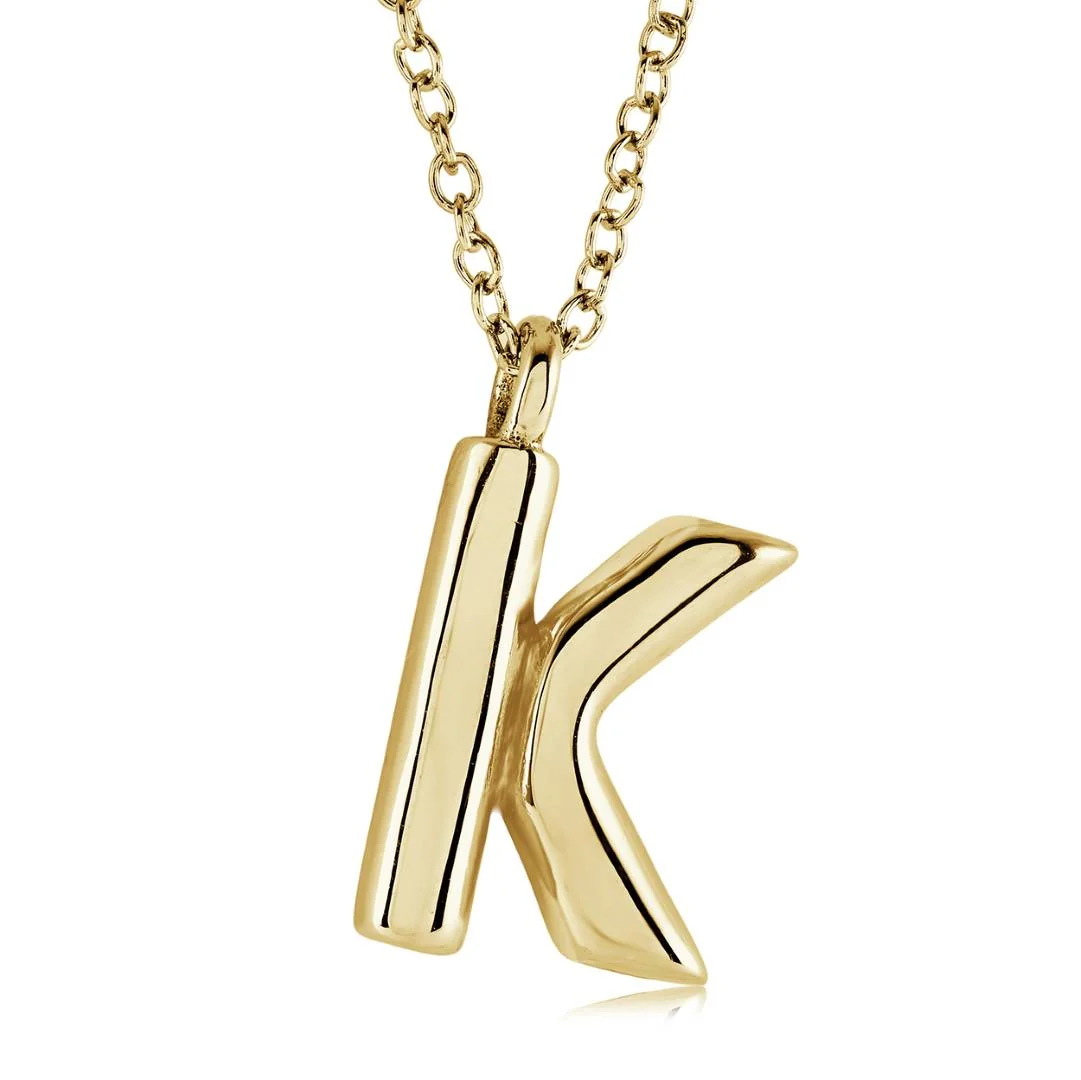 Bubble Initial Necklace - Image 37