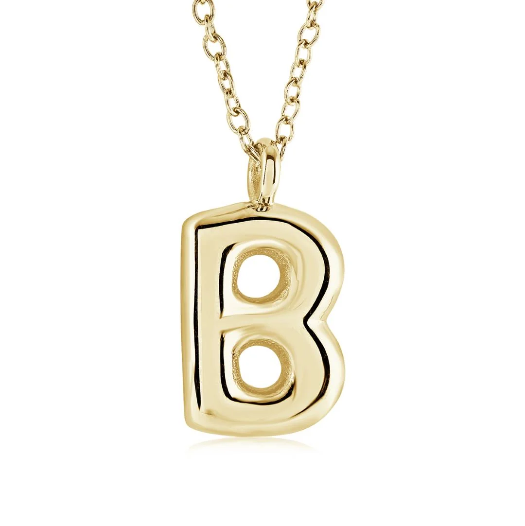Bubble Initial Necklace - Image 4