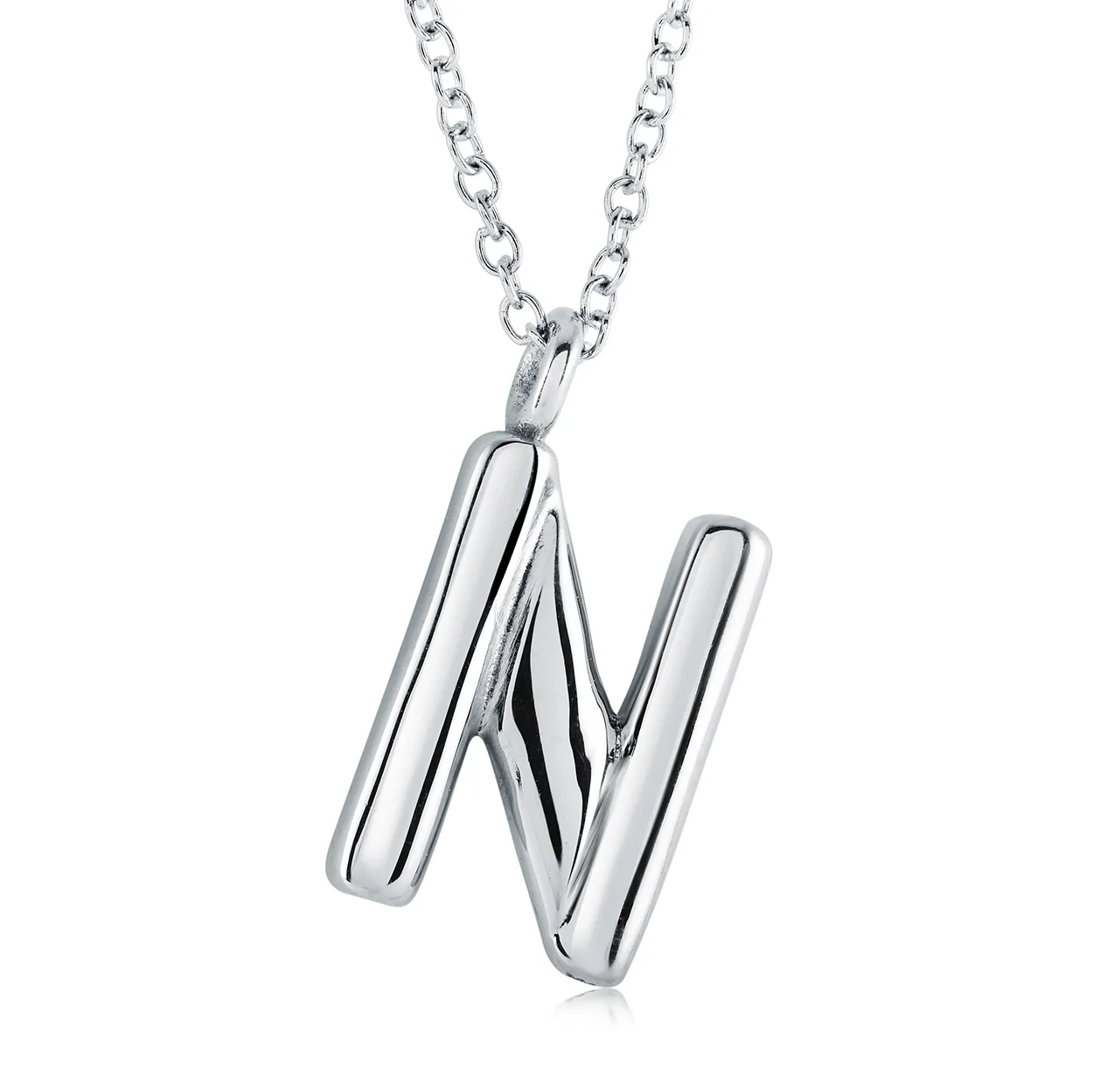 Bubble Initial Necklace - Image 42
