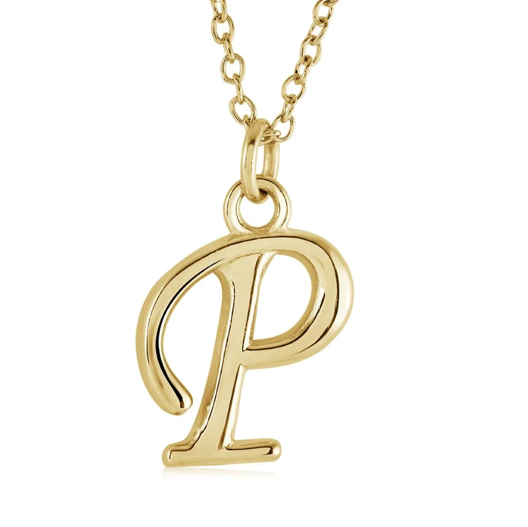 Cursive Initial Necklace - Image 32