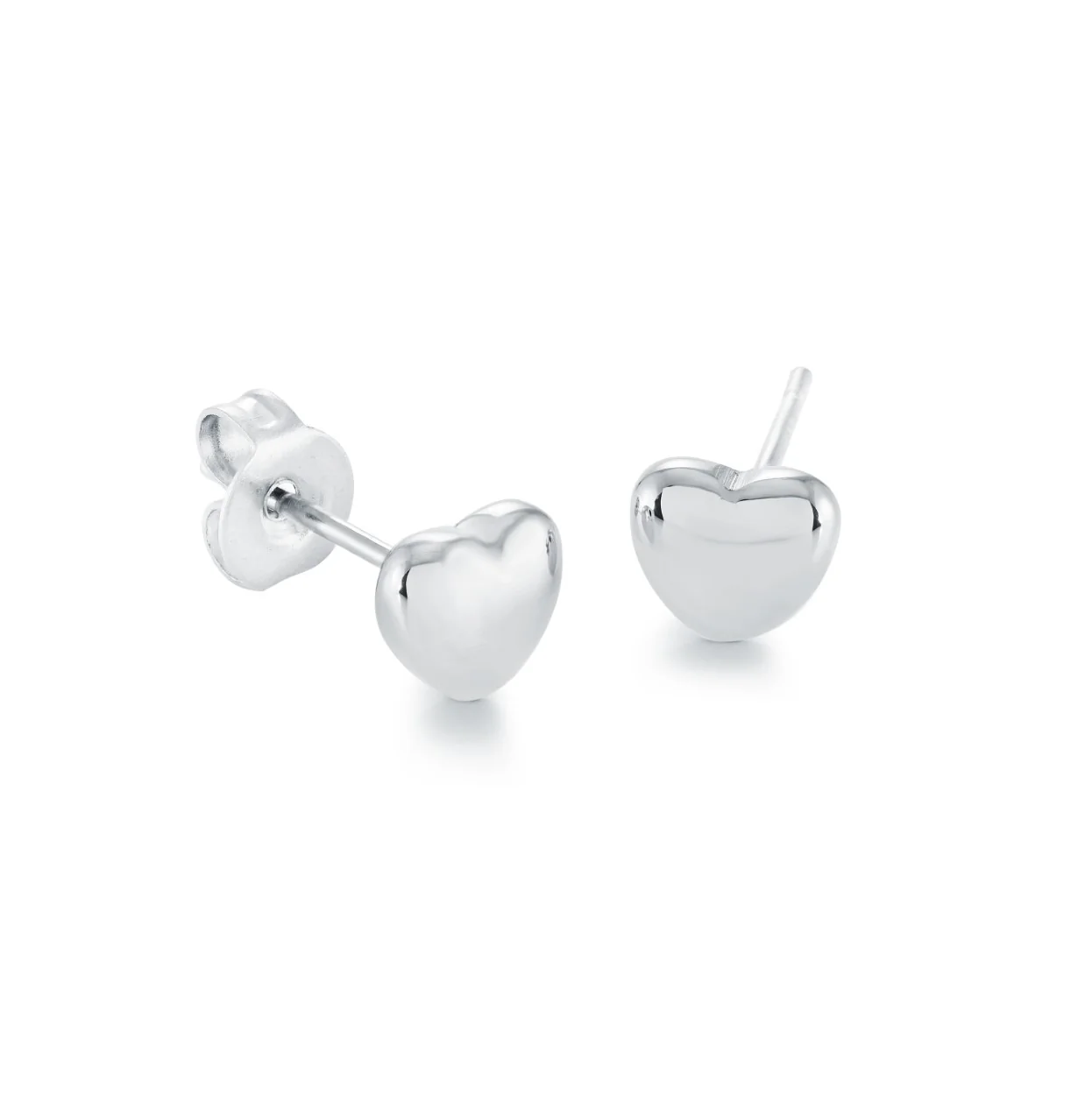 Mini Puff Heart Earrings