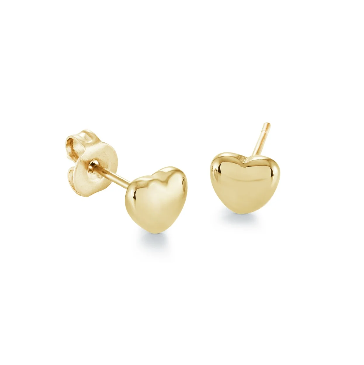 Mini Puff Heart Earrings - Image 2
